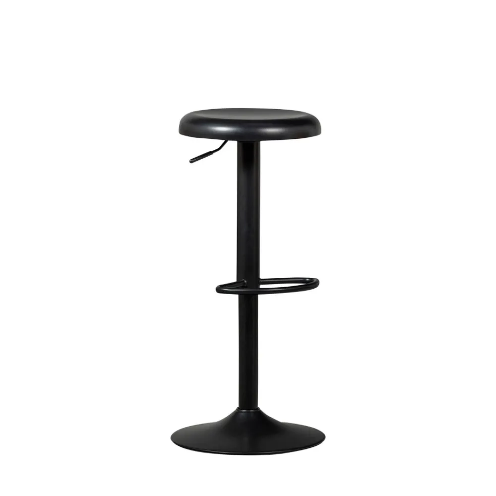 Woood ISAAC Tabouret de bar réglable en métal H61-81cm