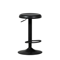 Woood ISAAC Tabouret de bar réglable en métal H61-81cm