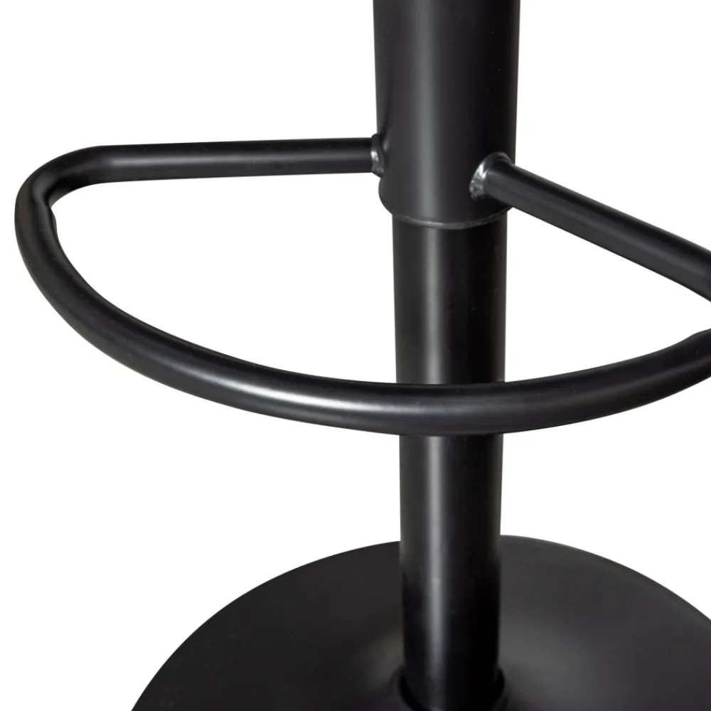 Woood ISAAC Tabouret de bar réglable en métal H61-81cm