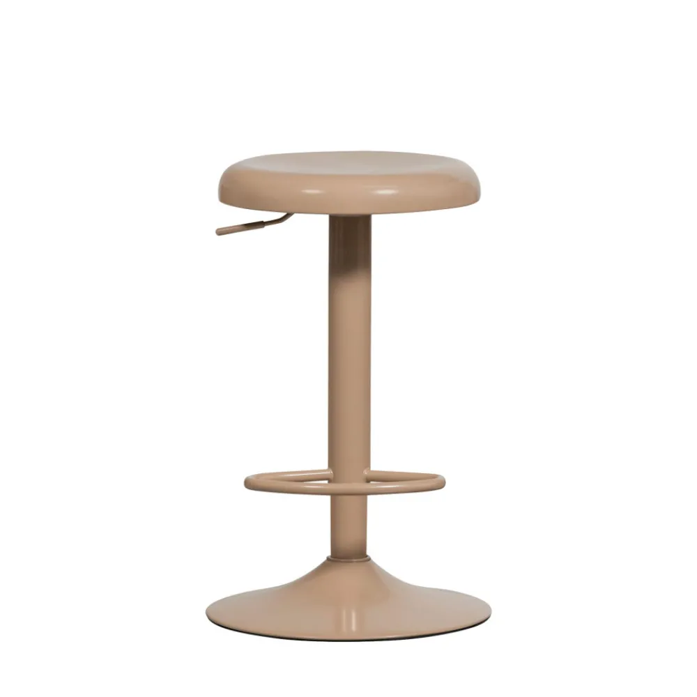 Woood ISAAC Tabouret de bar réglable en métal H61-81cm