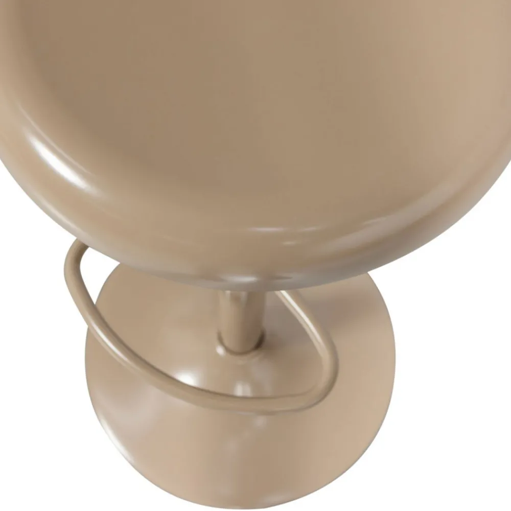 Woood ISAAC Tabouret de bar réglable en métal H61-81cm