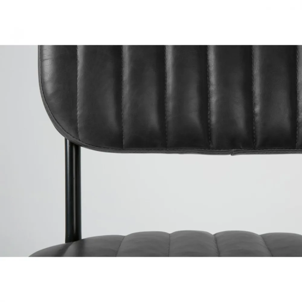 No name JAKE WORN Chaise rétro capitonnée