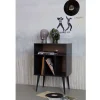 Woood JAMES Meuble de rangement disques vinyles en bois
