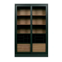 Woood JAMES Vitrine 2 portes en bois H200cm