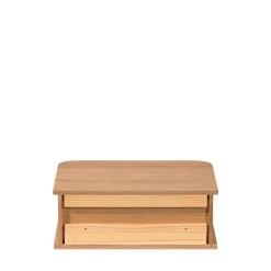 Woood JENA Table de chevet suspendue 1 porte coulissante en bois