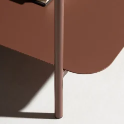 Drawer JUDITH Table basse en métal à double plateau