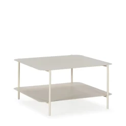 Drawer JUDITH Table basse en métal à double plateau