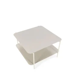 Drawer JUDITH Table basse en métal à double plateau