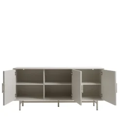 No name JURA Buffet 3 portes en bois et métal L160cm
