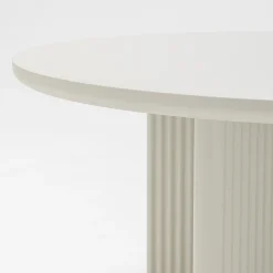 No name JURA Table basse ronde en bois ø80cm