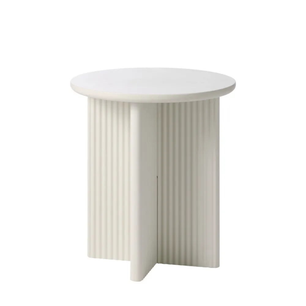 No name JURA Table d'appoint ronde en bois ø50cm