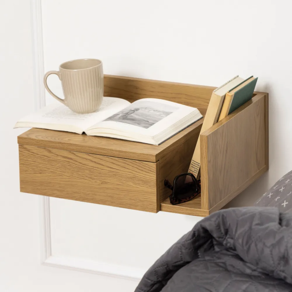 Drawer KAMICHI Table de chevet murale réversible en bois