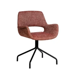 Drawer KENDO Chaise de bureau pivotante en tissu et métal