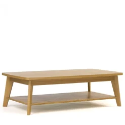 Woodman KENSAL Table basse 2 plateaux bois
