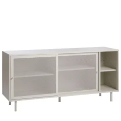 No name KISO Buffet 2 portes, 2 niches en métal L160cm