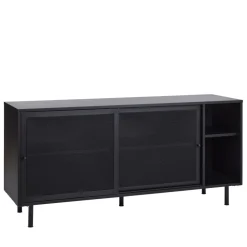 No name KISO Buffet 2 portes, 2 niches en métal L160cm