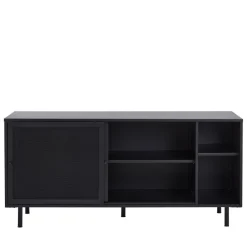 No name KISO Buffet 2 portes, 2 niches en métal L160cm