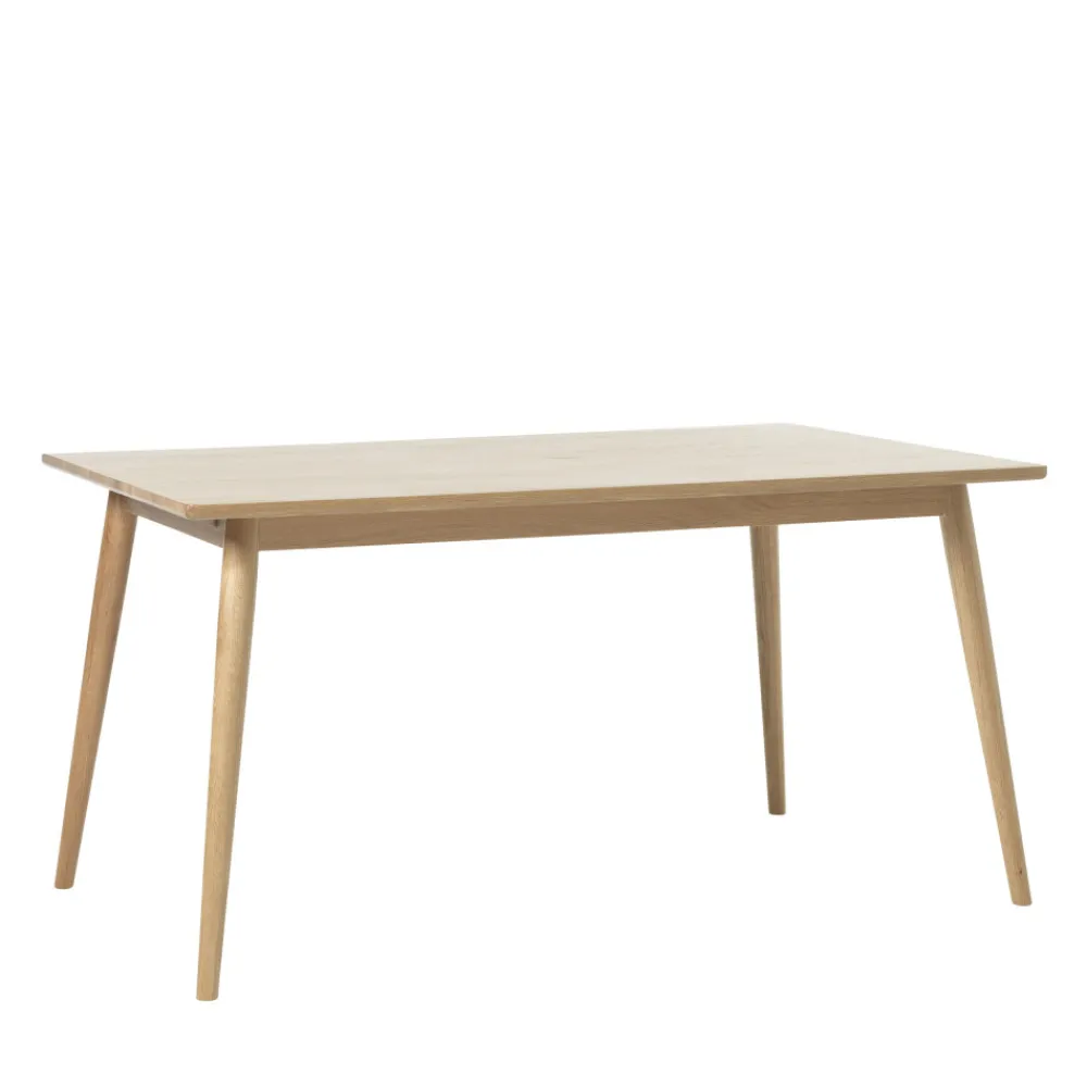 No name KIYO Table à manger extensible 4 à 10 personnes en bois 150-240x90cm
