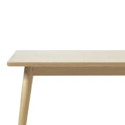 No name KIYO Table à manger extensible 4 à 10 personnes en bois 150-240x90cm