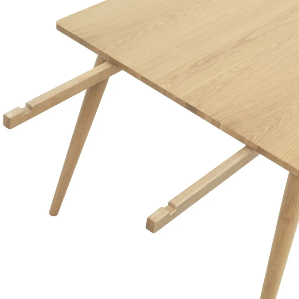 No name KIYO Table à manger extensible 4 à 10 personnes en bois 150-240x90cm