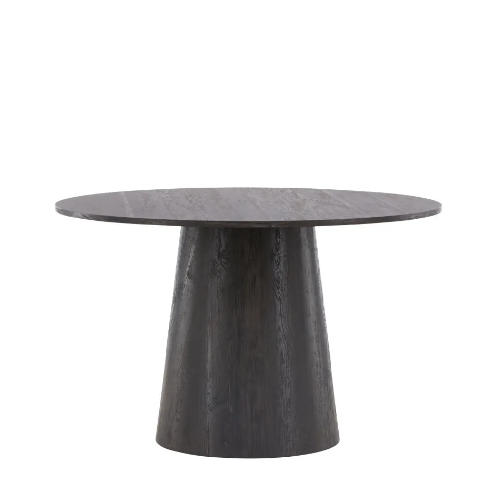Venture Home LANZO Table à manger 4 personnes ronde en bois