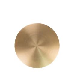 House Nordic LECCO Table d'appoint en effet laiton et marbre ø41cm