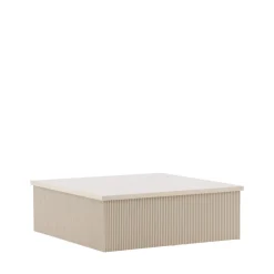 Venture Home LENOX Table basse carrée en bois 90x90cm