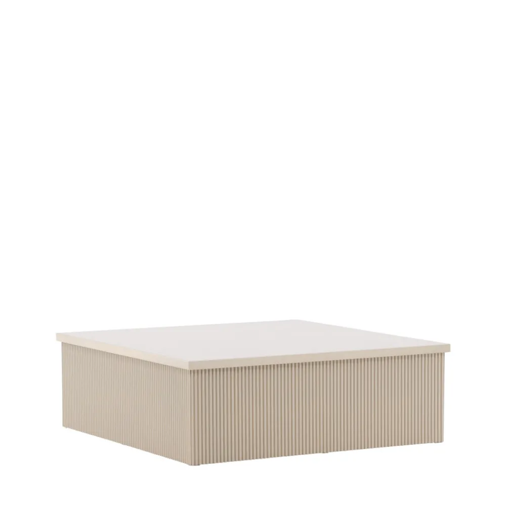 Venture Home LENOX Table basse carrée en bois 90x90cm