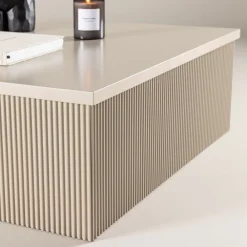 Venture Home LENOX Table basse carrée en bois 90x90cm