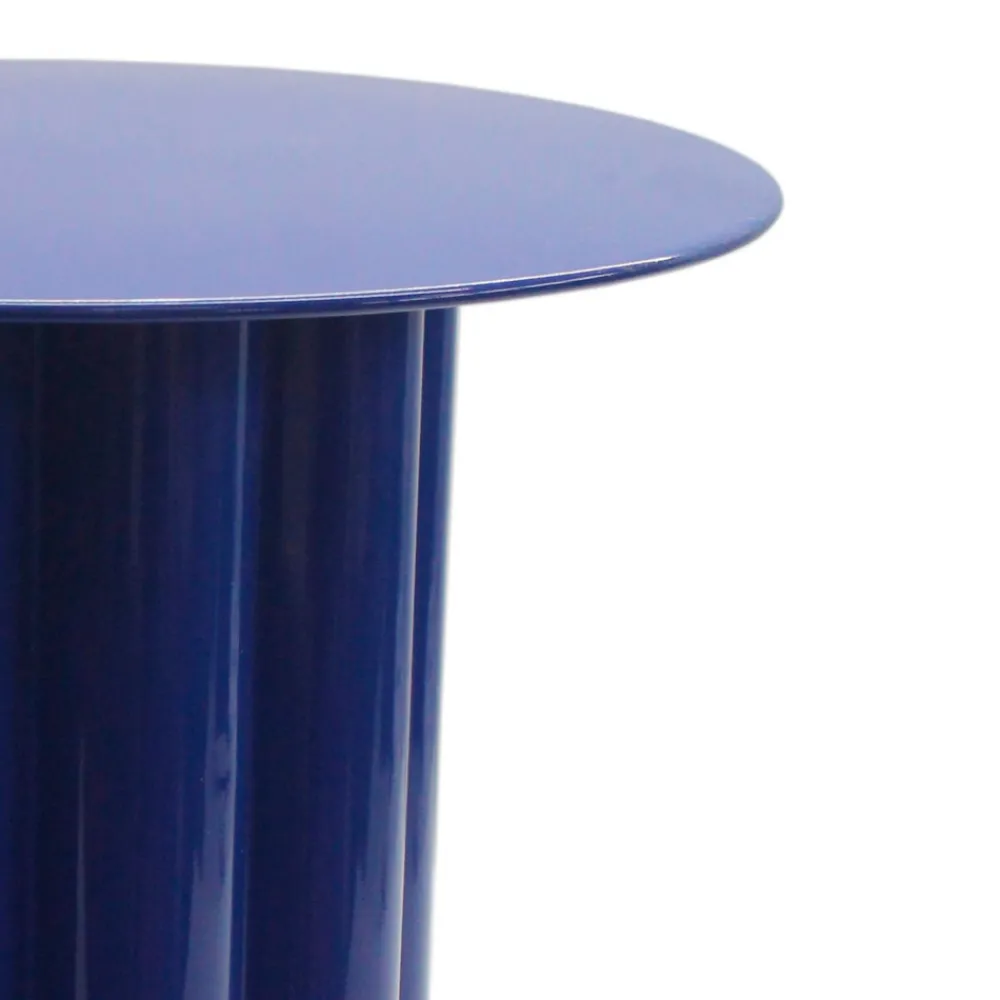 Drawer LEON Table d'appoint ronde en aluminium ø43cm