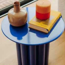 Drawer LEON Table d'appoint ronde en aluminium ø43cm
