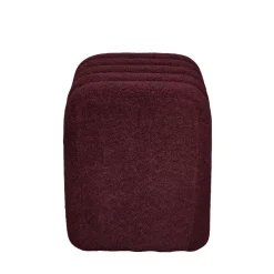 Drawer LETO Pouf rembourré en tissu bouclette