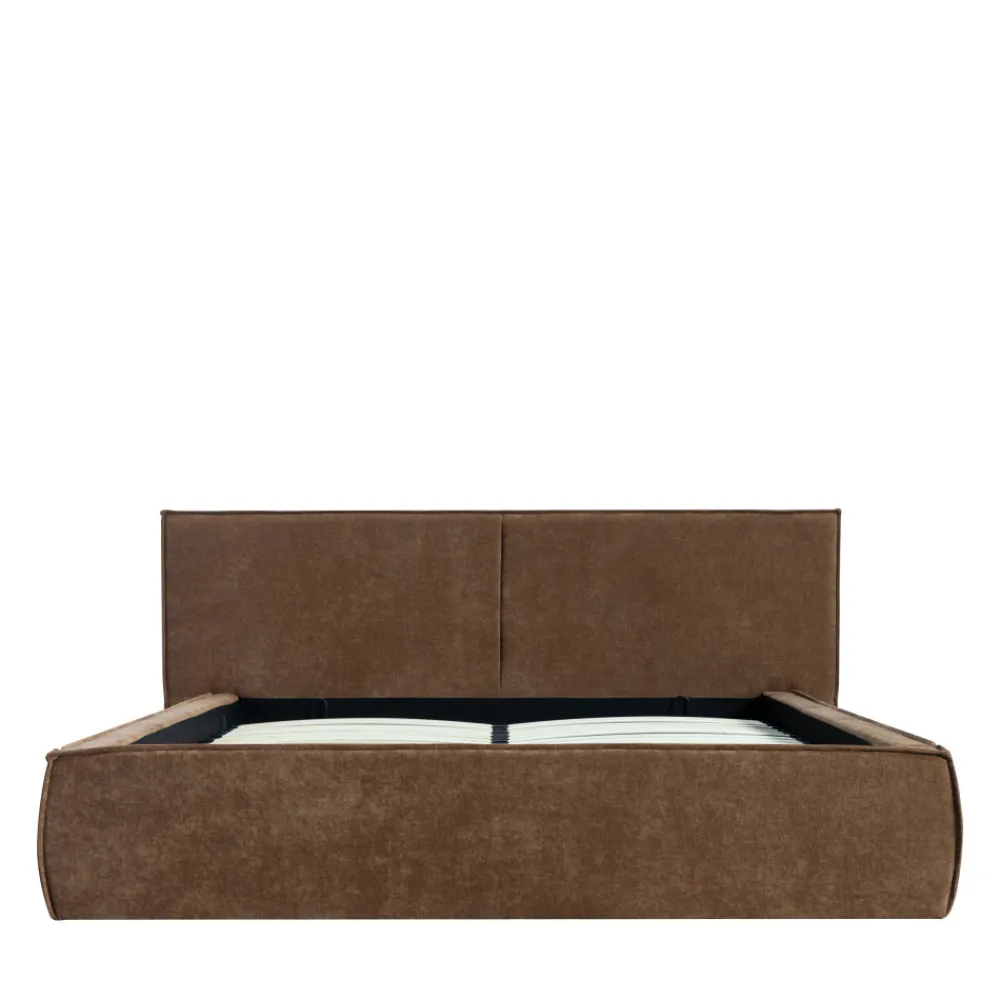 Drawer LIBERIA Lit coffre en tissu chenille 160x200cm