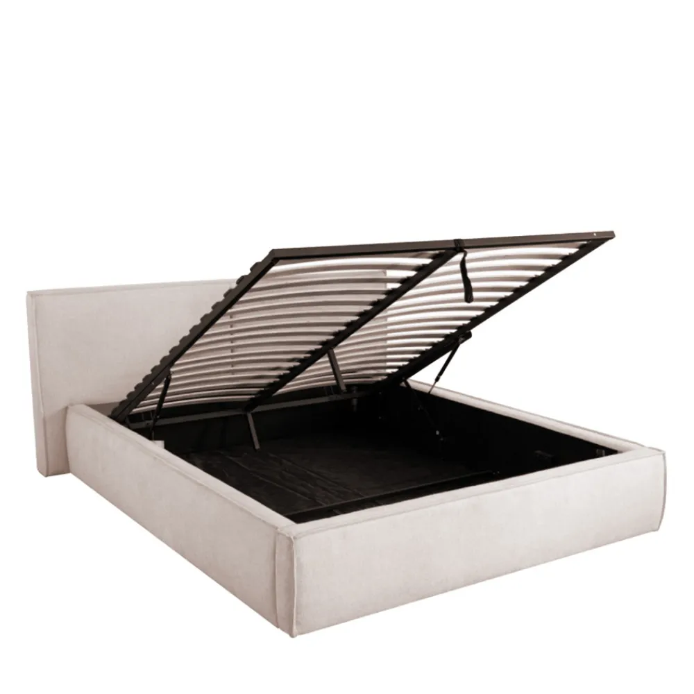 Drawer LIBERIA Lit coffre en tissu 140x190cm