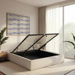 Drawer LIBERIO Lit coffre en tissu 160x200cm