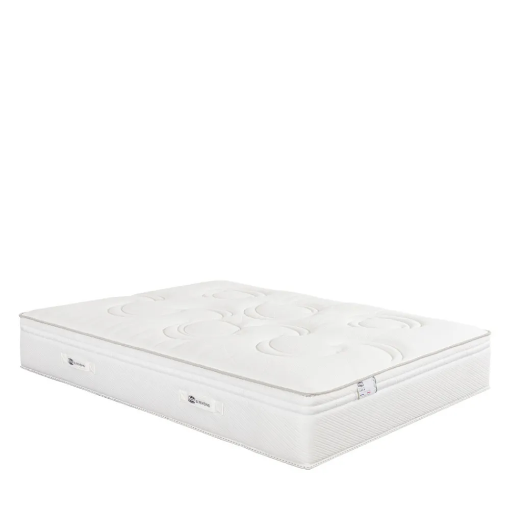 Simmons LIFE-R Matelas 100% ressorts, épaisseur 29cm, accueil équilibré