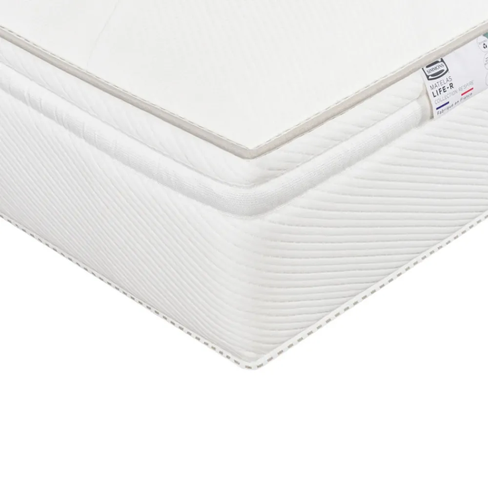 Simmons LIFE-R Matelas 100% ressorts, épaisseur 29cm, accueil équilibré
