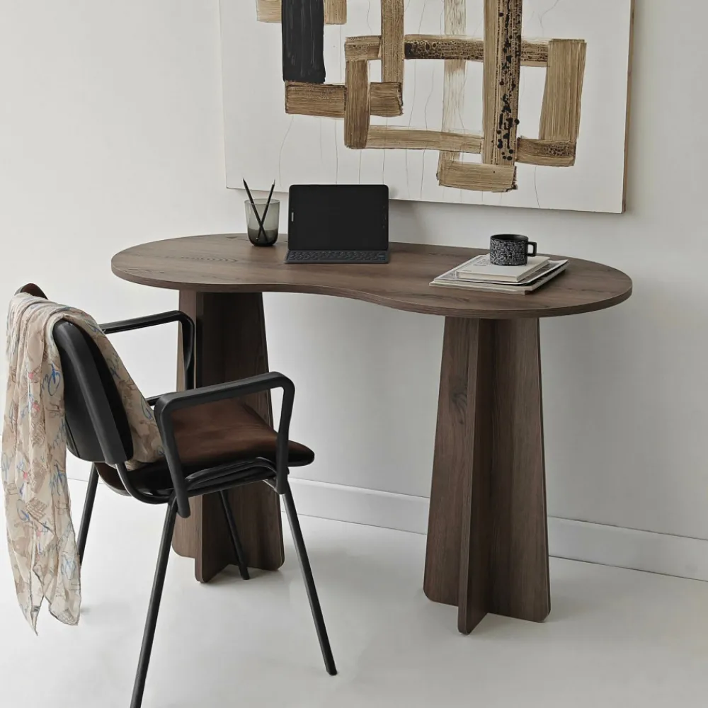 Drawer LINA Bureau en bois L120cm