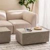 Drawer LIPANI Table basse effet marbre 90x50cm