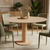 Drawer LISA Table à manger 4 personnes ronde en bois ø120cm