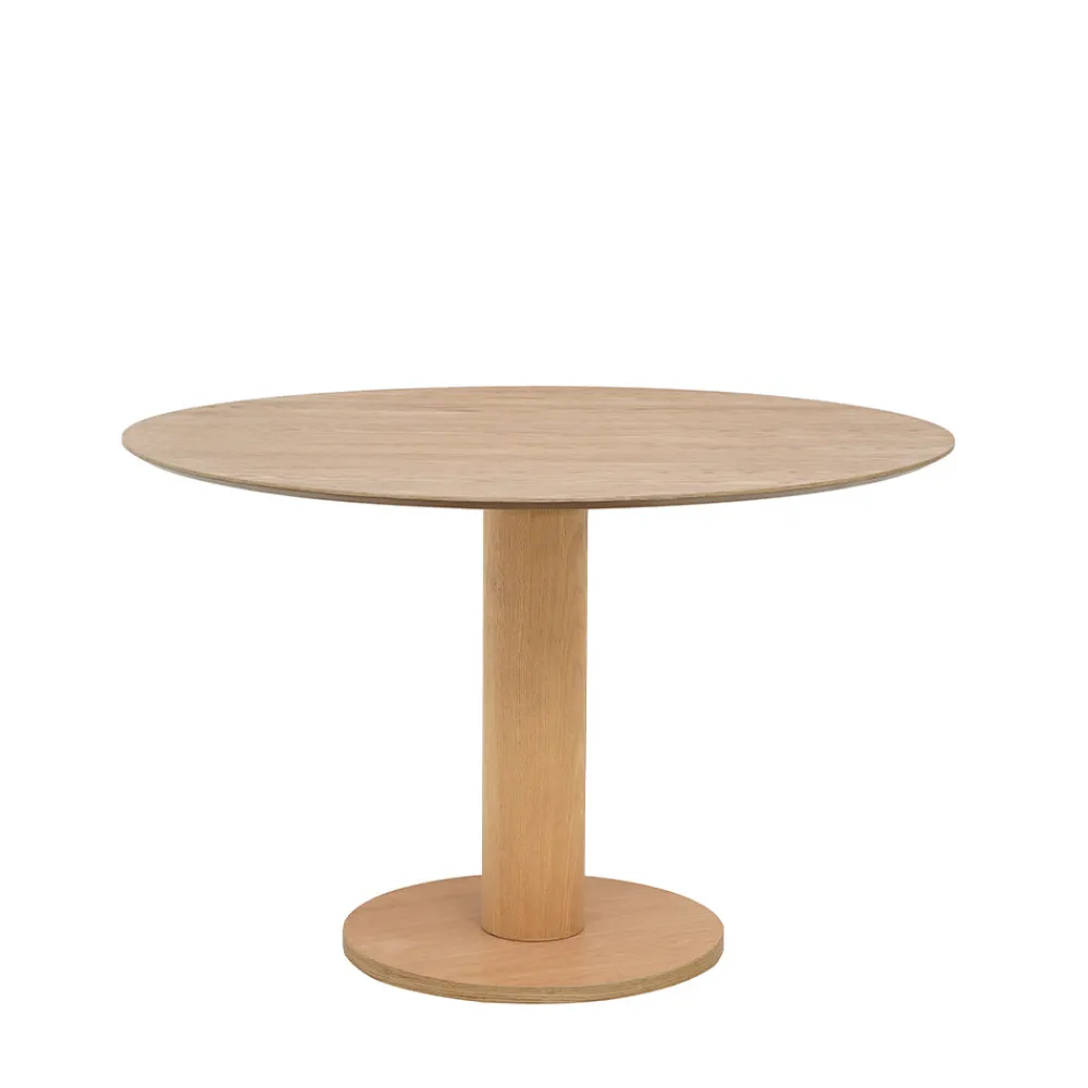 Drawer LISA Table à manger 4 personnes ronde en bois ø120cm