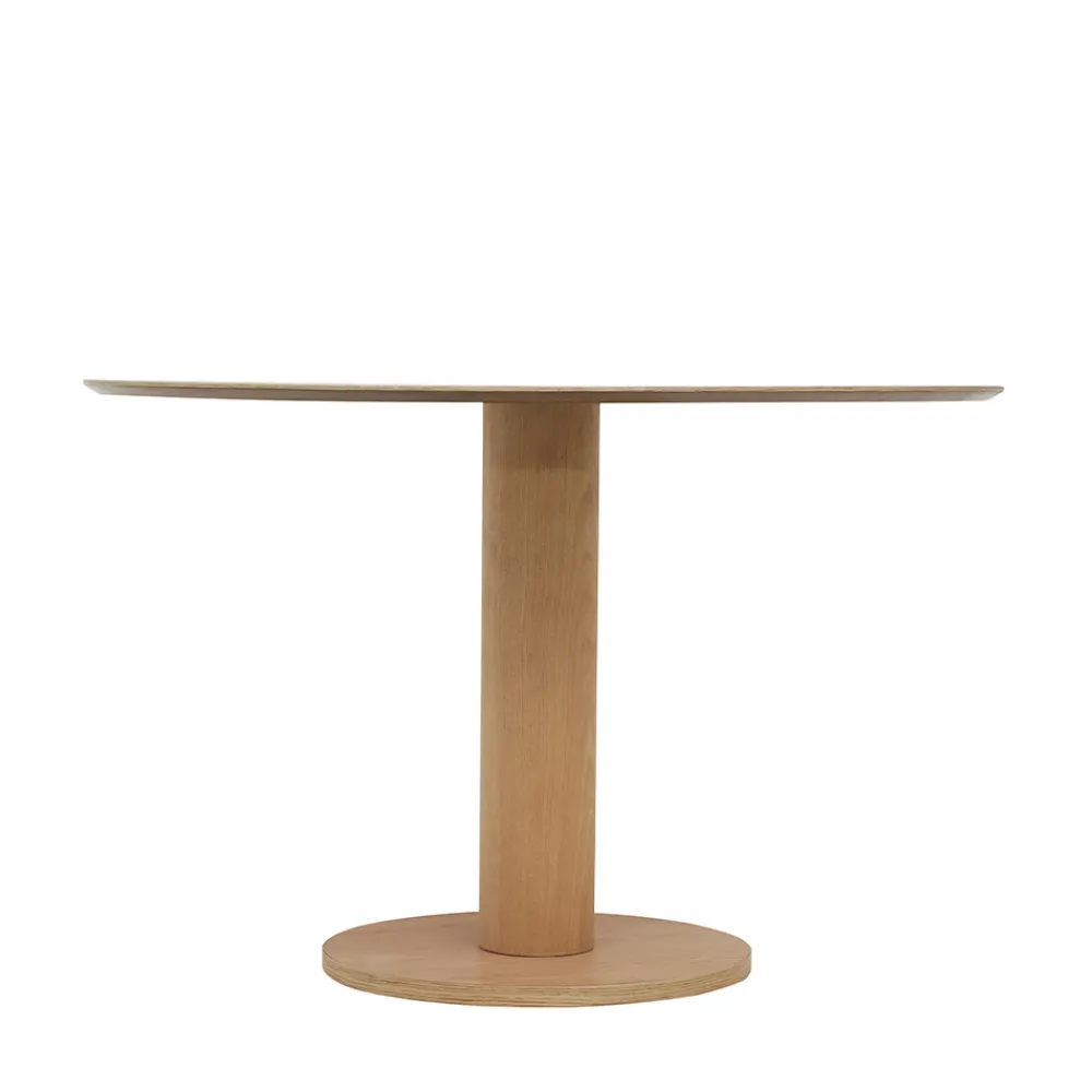 Drawer LISA Table à manger 4 personnes ronde en bois ø120cm