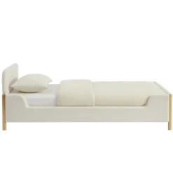 Enfant No name LOIS Lit enfant en tissu bouclette 90x190cm