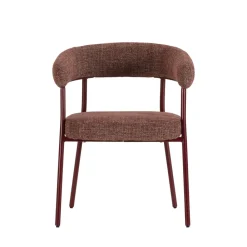 Drawer LORA Lot de 2 fauteuils en tissu et métal