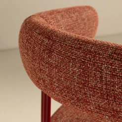 Drawer LORA Lot de 2 fauteuils en tissu et métal
