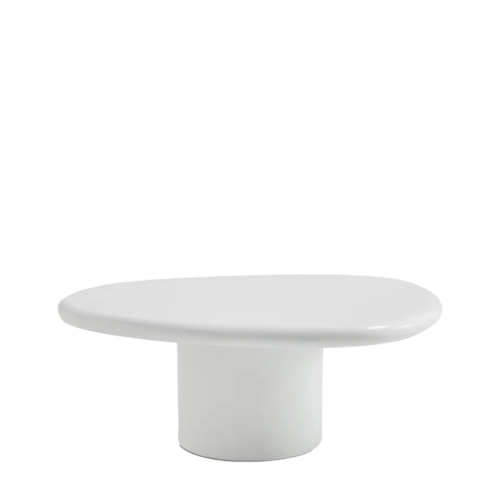 Drawer LUNA Table basse organique en fibre de ciment L80cm