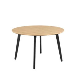 Drawer LUNKA Table à manger 4 personnes ronde en bois ø120cm