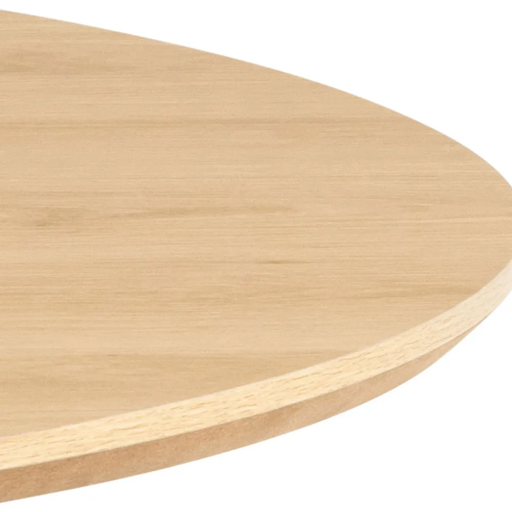 Drawer LUNKA Table à manger 4 personnes ronde en bois ø120cm
