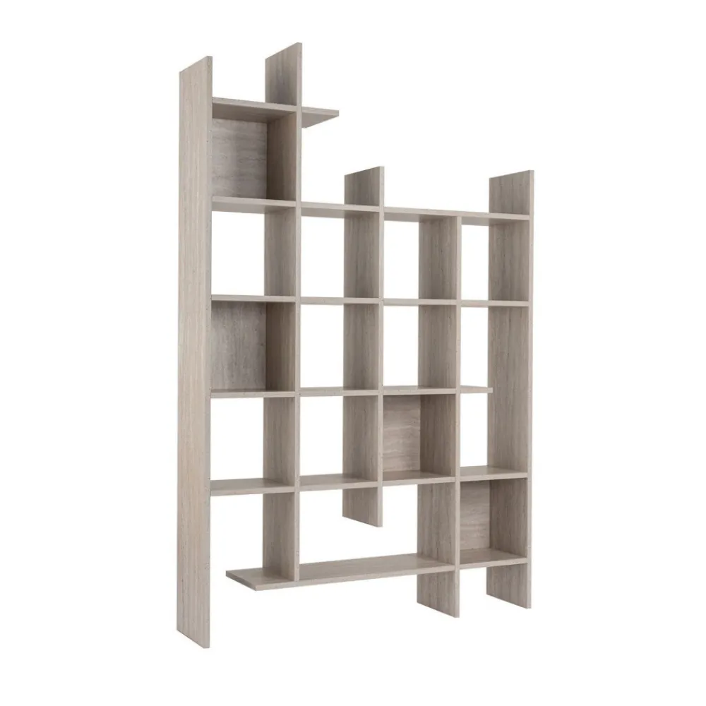 Drawer MAKO Bibliothèque effet travertin H188cm