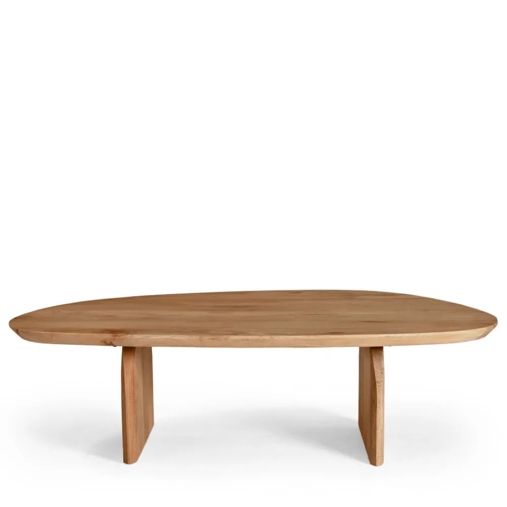 Drawer MALANG Table basse organique en bois massif d'acacia